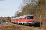 RE 26384 (Neustadt(Schwarzw)-Villingen(Schwarzw)) mit Schublok 218 343-2 bei Löffingen 24.1.18