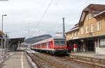 RE 3215 (Neustadt(Schwarzw)-Ulm Hbf) mit Schublok 218 409-1 in Neustadt(Schwarzw)) 20.3.18