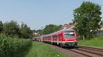 Am 22.07.2021 schiebt 112 139 den RE12-Verstärkerzug im Auftrag von WFL von Stuttgart nach Tübingen und erreicht in Kürze den Bahnhof Nürtingen.