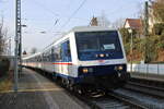 Auf dem MEX13 ist seit Fahrplanwechsel ein Ersatzzug von TRI für GoAhead zwischen Stuttgart und Aalen unterwegs.