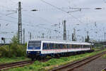 Steuerwagen vorraus kommt die RB37 aus Krefeld in Neuss Hbf eingefahren.

Neuss 23.07.2024