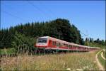 RB 30024 ist bei Vachendorf auf dem Weg von Salzburg Hbf nach Mnchen Hbf. (06.07.2008)
