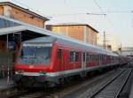 Die RB aus Mnchen am 30.12.2008 auf Gleis 1 in Passau Hbf.