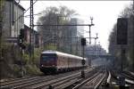 Whrend die RE´s nach Lbeck Travemnde-Strand aus Dostos bestehen, verkehren die RB´s nach Ahrensburg mit n-Wagen. Hier ist RB 21376 bei Landwehr unterwegs. (11.04.2009)