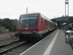 Hier eine RB20 von Eisenach nach Halle(Saale) Hbf., bei der Ausfahrt am 28.8.2009 aus Erfurt.