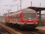 Hier der Steuerwagen (D-DB 50 80 80-35 507-8 - Beheimatung in Cottbus)der Inbetriebnahmefahrt von Cottbus nach Leipzig Hbf. 22.10.2009