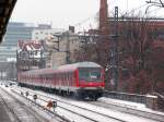 S Bahnergnzungsverkehr mit den nicht gemochten N-Wagen am 16.01.