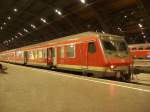 Wittenberger Steuerwagen steht im HBF Leipzig als RE nach Erfurt bereit 12.02.2010