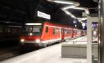 RB 38872 (Karlsruhe Hbf-Mannheim Hbf) mit Schublok 110 409-0 in Karlsruhe Hbf 13.2.12