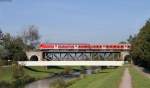 RE 20738 (Erzingen(Baden)-Basel Bad Bf) mit Schublok 218 343-2 bei Lauchringen 24.9.13