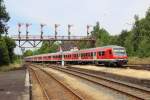 218 455-4 mit dem RE 14067 (Hannover Hbf - Bad Harzburg) bei der Einfahrt in Bad Harzburg am 09.08.13.