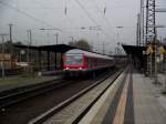 Ein Steuerwagen Bauart Wittenberge als RB 55 in Hanau Hbf am 25.11.13