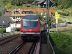 DB Regio Steuerwagen Bauart Wittenberge als RE nach Stuttgart am 29.08.14 in Neckargemünd vom Bahnsteig aus fotografiert