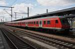 Hier eine RB20 (RB16318) von Halle(Saale) Hbf. nach Eisenach, dieser Zug stand am 19.8.2014 in Erfurt Hbf. Zuglok war 182 505-8.