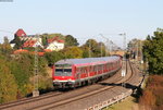 RE 19039 (Stuttgart Hbf-Singen(Htw)) mit Schublok 111 212-7 bei Eutingen 16.10.16