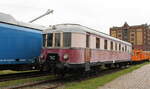 DR 195 603-6 Bwiq (ex DR VS 145 014) am 06.05.2023 beim Familienfest der Magdeburger Eisenbahnfreunde im Wissenschaftshafen Magdeburg.