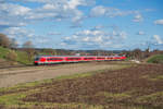 RE 4029 als München-Nürnberg Express bei Fahlenbach Richtung München, 18.03.2019