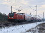 147 004 als FEX vom Flughafen BER in Richtung Berlin Hauptbahnhof am 18.