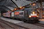 MRCE 182 536-3 mit HKX1805 in K�ln Hbf, Januar 2014.