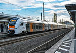 462 061 RRX/Nationalexpress als RE1 nach Hamm, Einfahrt Bf Düren - 31.10.2020