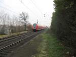Der Steuerwagen des Re 1 von Hamm nach Aachen in Kamen Methler.