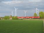 Im April 2011: RegionalExpress 1 von Aachen nach Paderborn.