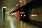 Der RE 2 nach M�nster (Westft) Hbf endete am 11.11.2012 aufgrund von Bauarbeiten in D�sseldorf Flughafen Terminal
