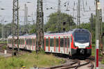 ERB ET 4.32 3427 010,ET 4.31 3427 009,ET 4.33 3427 011 als RE 3 nach Düsseldorf in Hamm(Westfl.) 9.6.2022