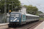 Am 02.07.2026 stand 101 033-9 mit ihrem RE3 nach D�sseldorf in Kamen.