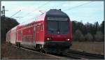 Unterwegs nach Dortmund,der RE 4 zu sehen bei Rimburg auf der KBS 485 Mitte Dezember 2013.
