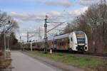 462 064 (National Express) zusammen mit 462 055 als RE5 in Richtung Bonn in Ratingen Lintorf, 11.
