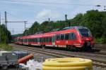 RE 9 nach Siegen bei der Einfahrt in den Bahnhof Au/Sieg am 6.8.13.