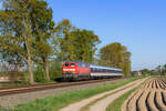 218 451-3 (MZE) mit dem RE10 nach Kleve in T�nisvorst, 22. April 2026