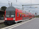 Auf dem RE19 HVZ-Verstärker von Düsseldorf nach Emmerich kommt wegen Fahrzeug- und Personalmangel ein Ersatzzug von WFL mit DR-Dostos zum Einsatz. September 2025