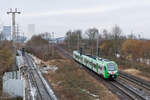 3427 002 (DB) als RE41 Richtung Bochum Hbf in Herne Holsterhausen, 19. Februar 2026