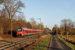 1428 014 (DB) und 1428 505 (DB) als RE42 Richtung Essen Hbf in Senden Bösensell, 30. Dezember 2025