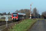 620 019 RB24 nach Köln bei Derkum - 05.01.2015