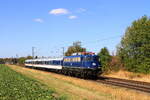 Deutschland  Lok 110 428 von TRI zieht der RB37 Krefeld - Neuss, in Kaarst Broicherseite  24/8/2026