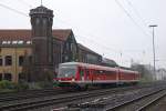 DB 628 525 als RB47 in Wuppertal, November 2013.