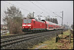 Standardmäßig ist der RE 2 zwischen Osnabrück und Düsseldorf mit Steuerwagen voraus unterwegs.