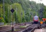 Ein Nachschuss vom RE4 (Wupper-Express) aus Dortmund-Hbf-Aachen-Hbf und Vorne fährt die 111 116 DB kommt aus Richtung Neuss,Mönchengladbach,Herzogenrath und hilt in Kohlscheid und fährt