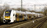 462 085 dürfte es eigentlich gar nicht geben. 82 Exemplare wurden für den RRX bestellt, 2 hat Siemens auf eigene Kosten als Reserve geliefert - macht? Trotzdem ist das Phantom unterwegs; hier mit 462 075 als RE 5 Koblenz - Wesel bei Düsseldorf-Oberbilk am 19.2.21.