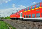 RE5 nach Emmerich mit Dostos zwischen Bonn und Brhl - 15.04.2011
