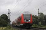 RE6 (RE 4316)  WESTFAHLEN-Express , Minden(Westf) - Dsseldorf Hbf, ist bei Kamen unterwegs.