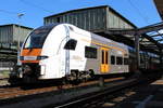 Abellio 462 002 stand am 16.06.19 als RE11 nach Hamm(Westf.)Hbf im Duisburger Hauptbahnhof.