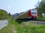 RE 17 (Kassel-Wilhelmshhe - Hagen Hbf), hier zwischen Brilon Wald und Hoppecke.