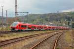 DB 633 531 & 633 041 & 633 040 der Bahnland Bayern in Wuppertal, April 2021.