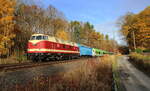 Am 04.11.2025 fuhr die Press 118 757 mit einer Überführung nach Cheb.