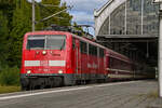 D-DB 111 139-2 fuhr am 26.09.2025 mit ihrem Sonderzug (TCS 21320) nach Lübeck Hbf (AL).