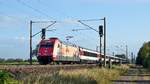DB Fernverkehr 101 064  160 Jahre Märklin verbindet Generationen  mit EC 9 Hamburg-Altona - Zürich HB (Hüde, 08.08.19).